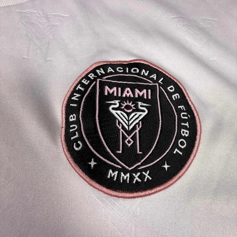 Adidas Inter Miami CF Victor 22 Soccer Jersey White Pink Mens Medium Aeroready